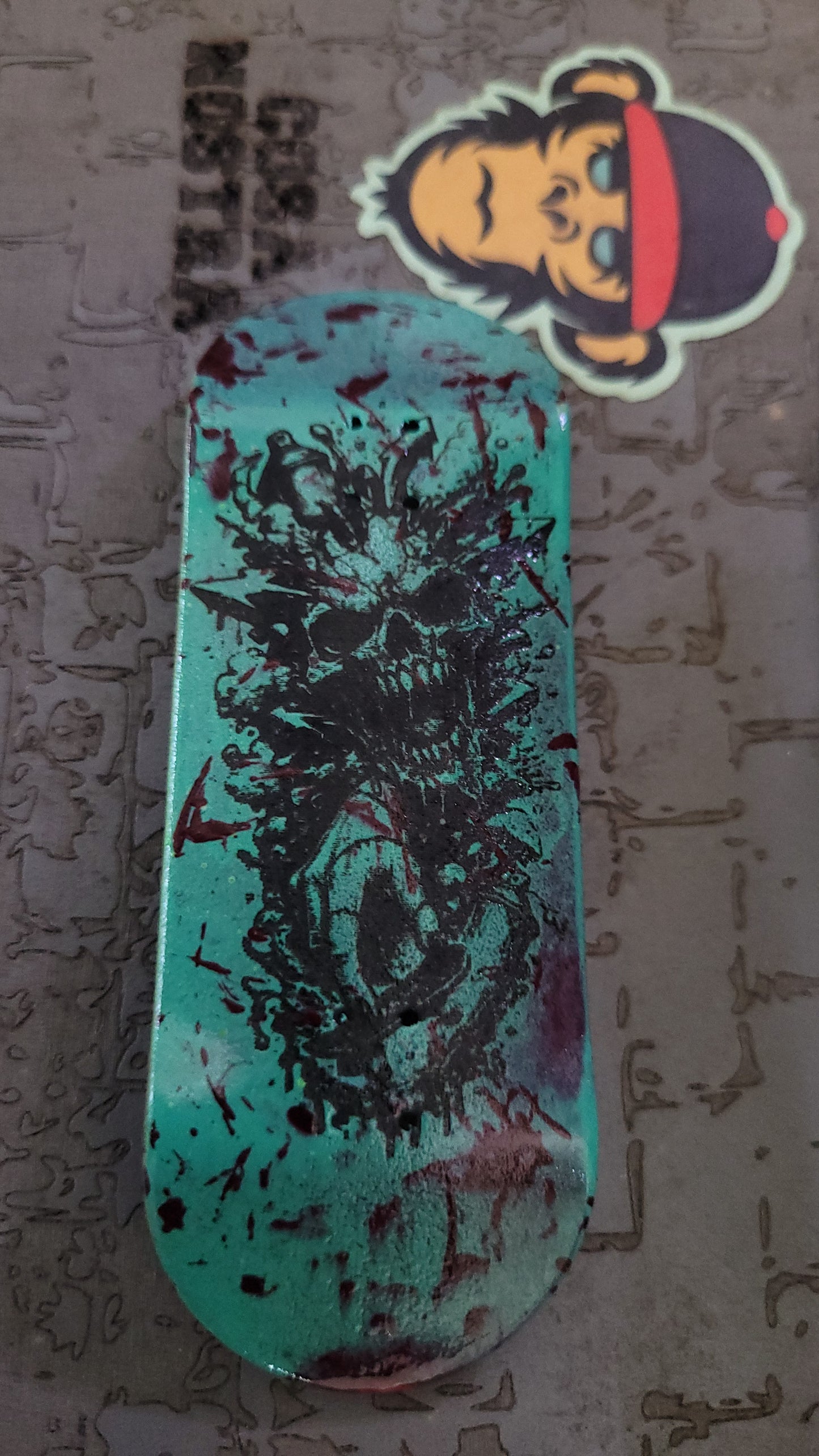 Exploding Skull Fingerboard - Popsicle - 32mm/34mm * 100mm - Medium