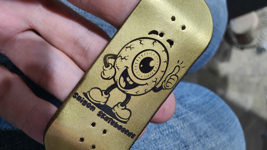 Saigon Skateboards "Eye Man" 33mm Fingerboard Deck