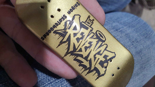 Saigon Skateboards "Gold Revenge" 33mm Fingerboard Deck