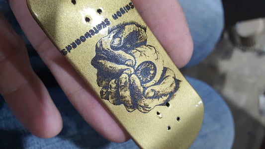 Saigon Skateboards "Eye Care" 33mm Fingerboard Deck