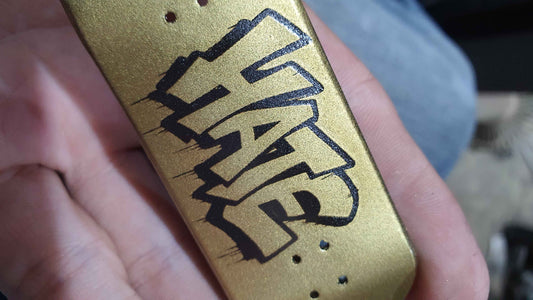 Saigon Skateboards "Gold Hate" 33mm Fingerboard