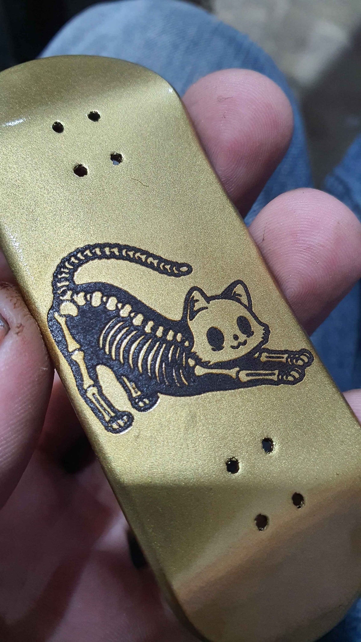 Saigon Skateboards "Cat Bones" 33mm Fingerboard Deck