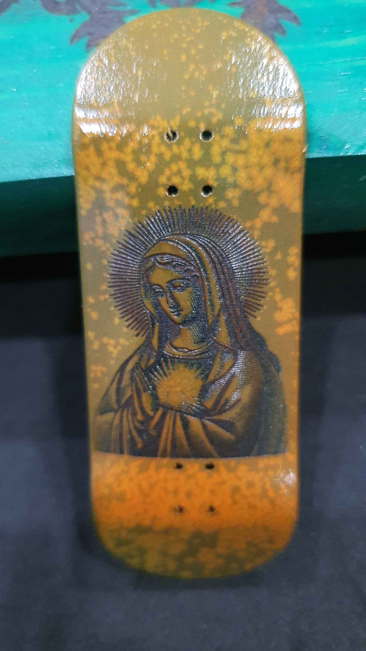 Saigon Skateboards "Rust" 34mm Fingerboard Deck