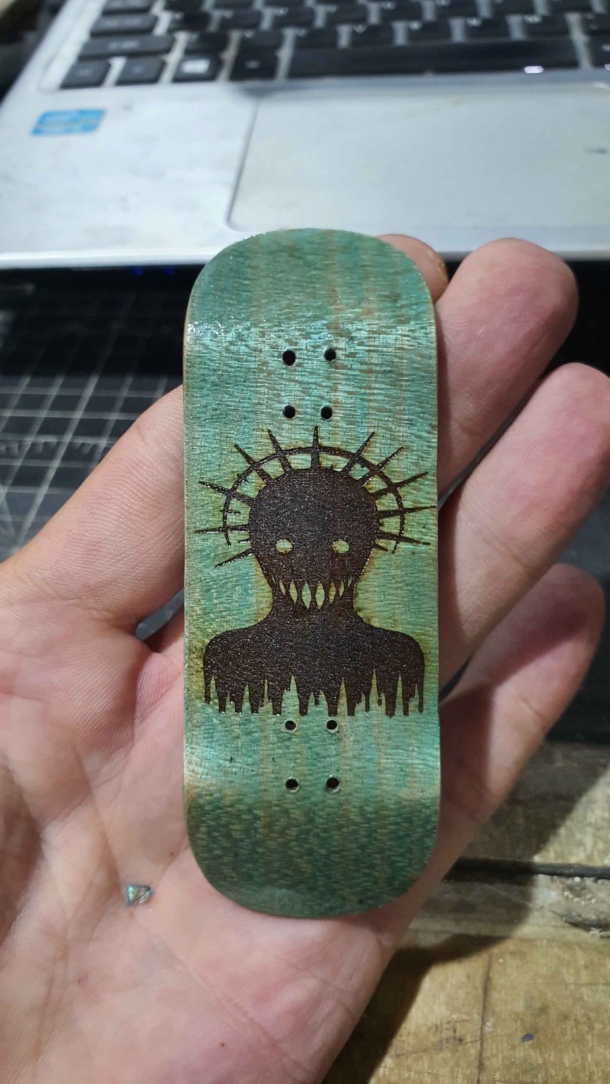 Cosa Nostra "Halo" Professional 34mm Fingerboard Deck