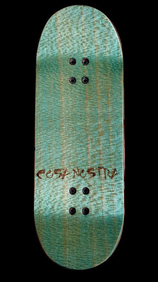 Cosa Nostra "Ocean" Handmade Professional 34mm Wooden Fingerboard Deck