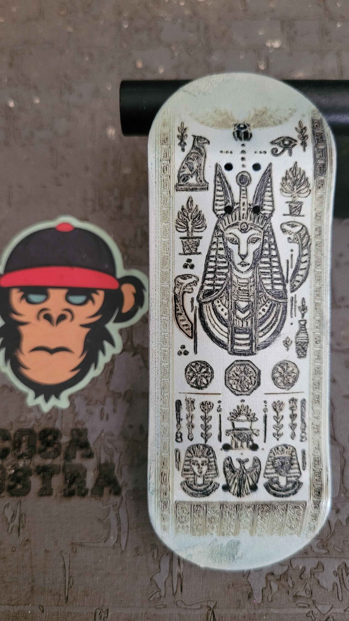 Saigon Skateboards "Queen of Kemet" 33mm Fingerboard Deck