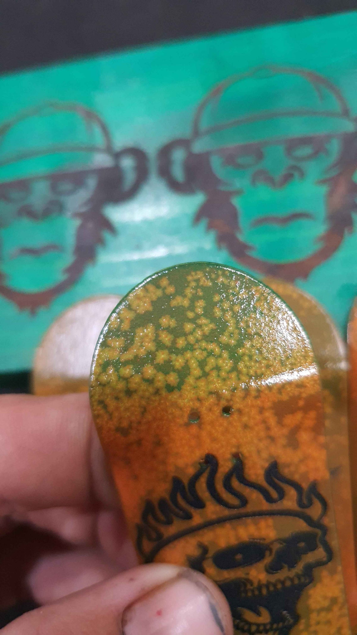 Saigon Skateboards "Rust" 34mm Fingerboard Deck