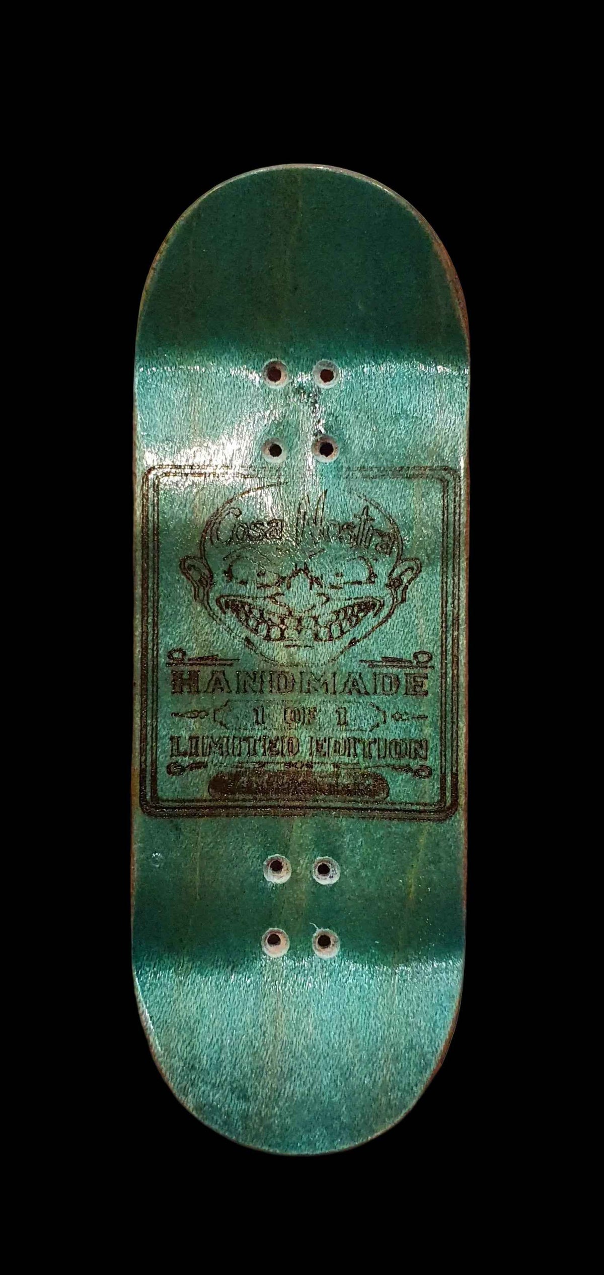 Cosa Nostra Custom Limited Edition "Freak Show" 34mm Fingerboard Deck