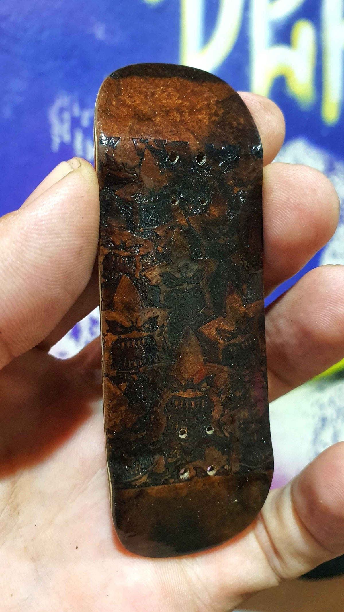 Cosa Nostra "Stars" Handmade 34mm Fingerboard. NFC enabled.