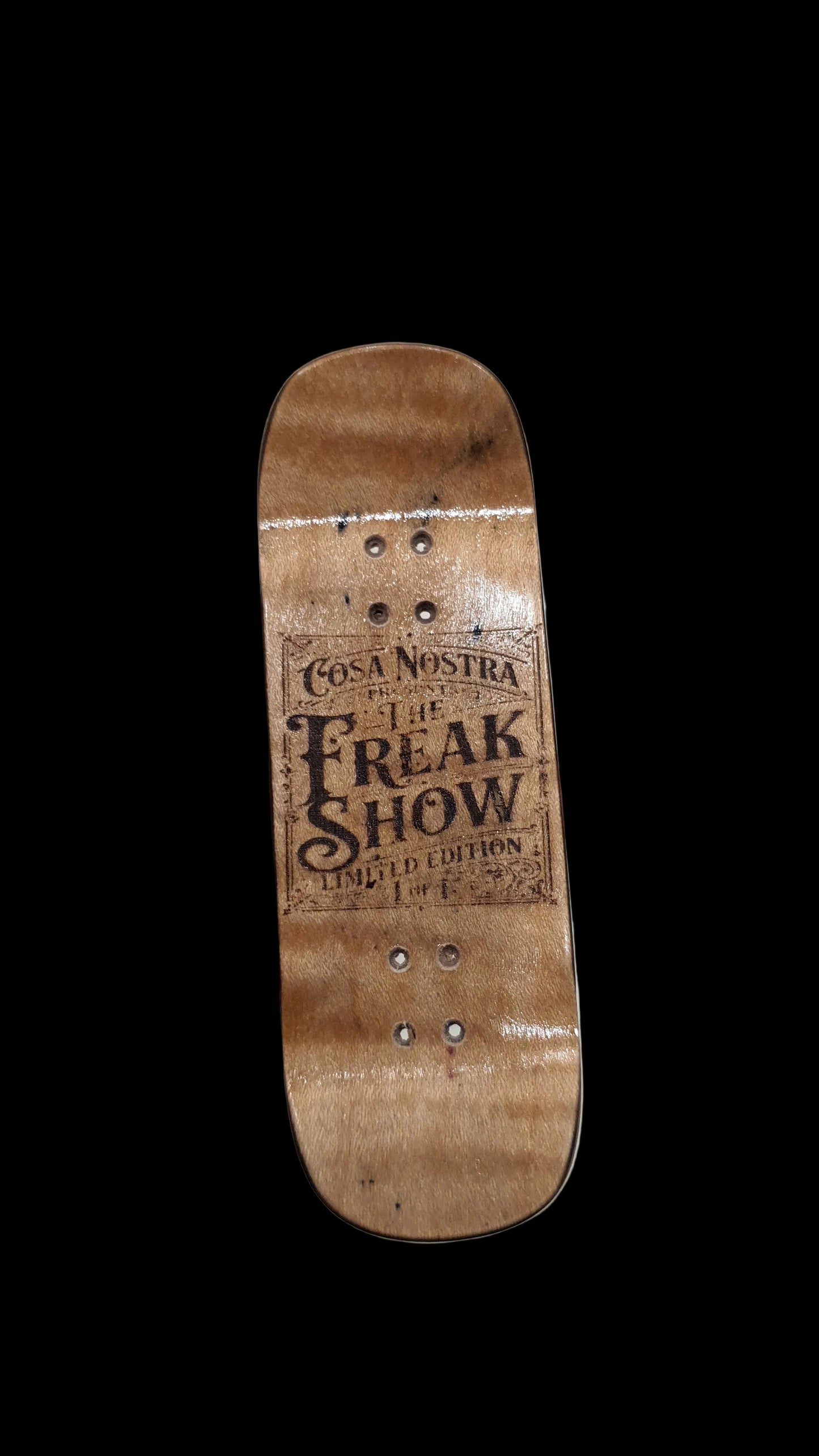 Cosa Nostra "Empty" Professional 32mm Fingerboard Deck