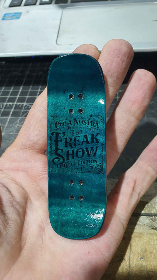 Experience Precision with the Cosa Nostra Fingerboard Deck - Handcrafted Quality