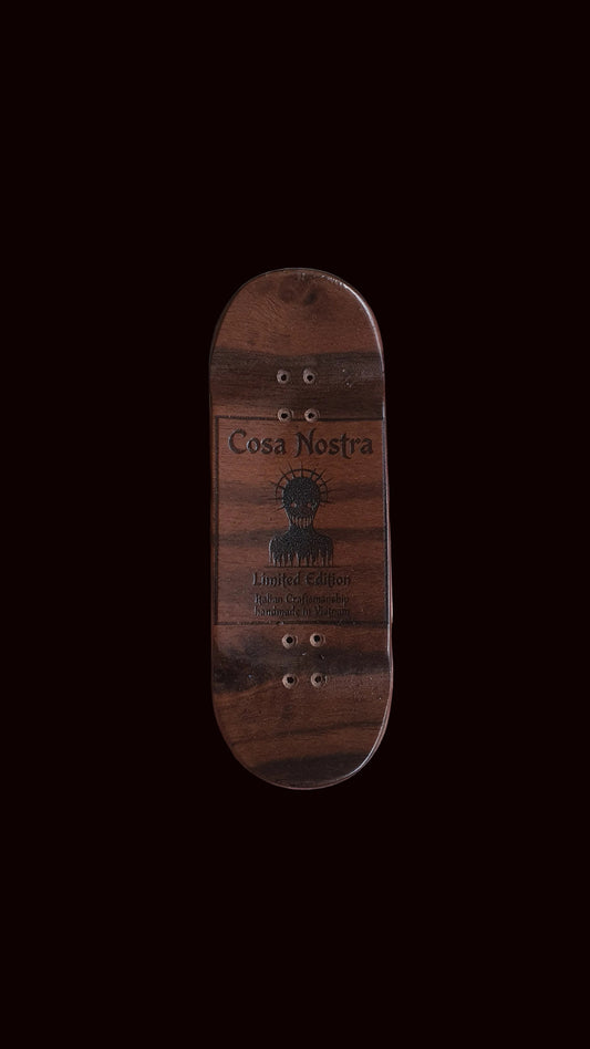 Cosa Nostra Handmade "Asian Dragon" Hand Painted 34mm Fingerboard Deck