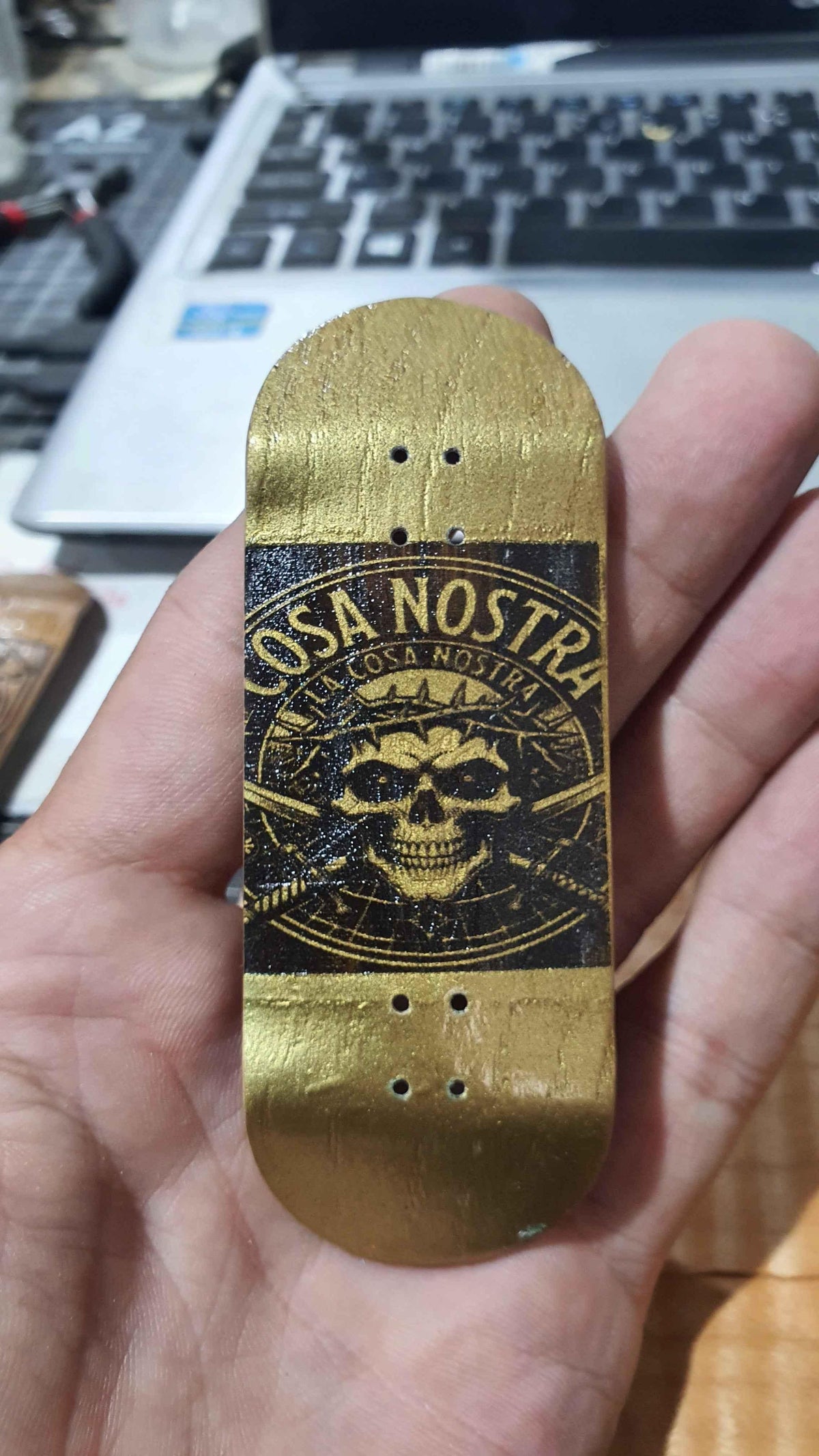 Cosa Nostra - Gold Code 34mmx98mm Fingerboard