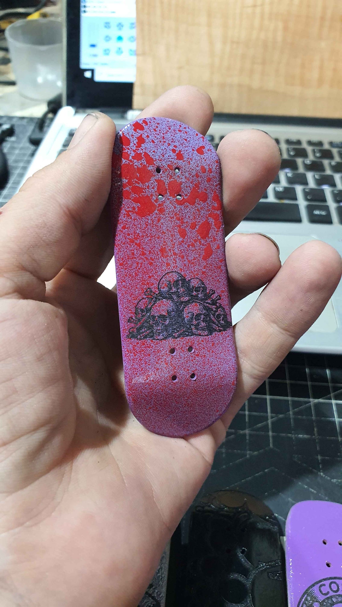 Saigon Skateboards "Genocide" 34mm Fingerboard