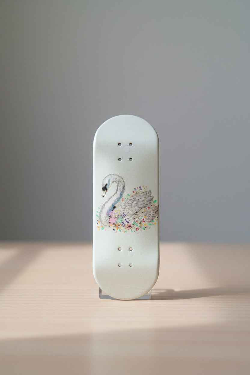 Saigon Skateboards "Floral Swan" 33mm Fingerboard