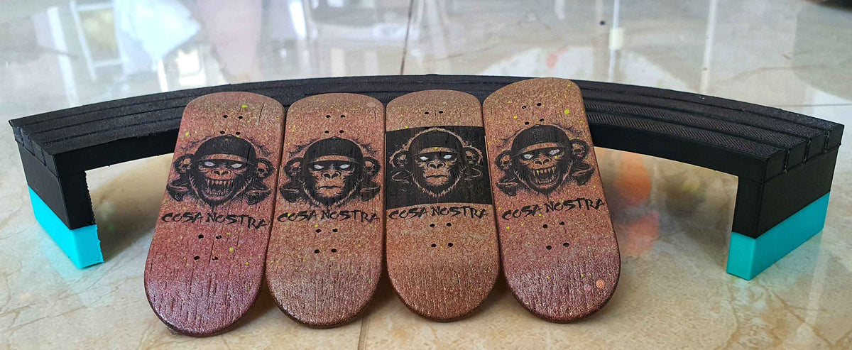Cosa Nostra "Monkeys" 34mm Fingerboard