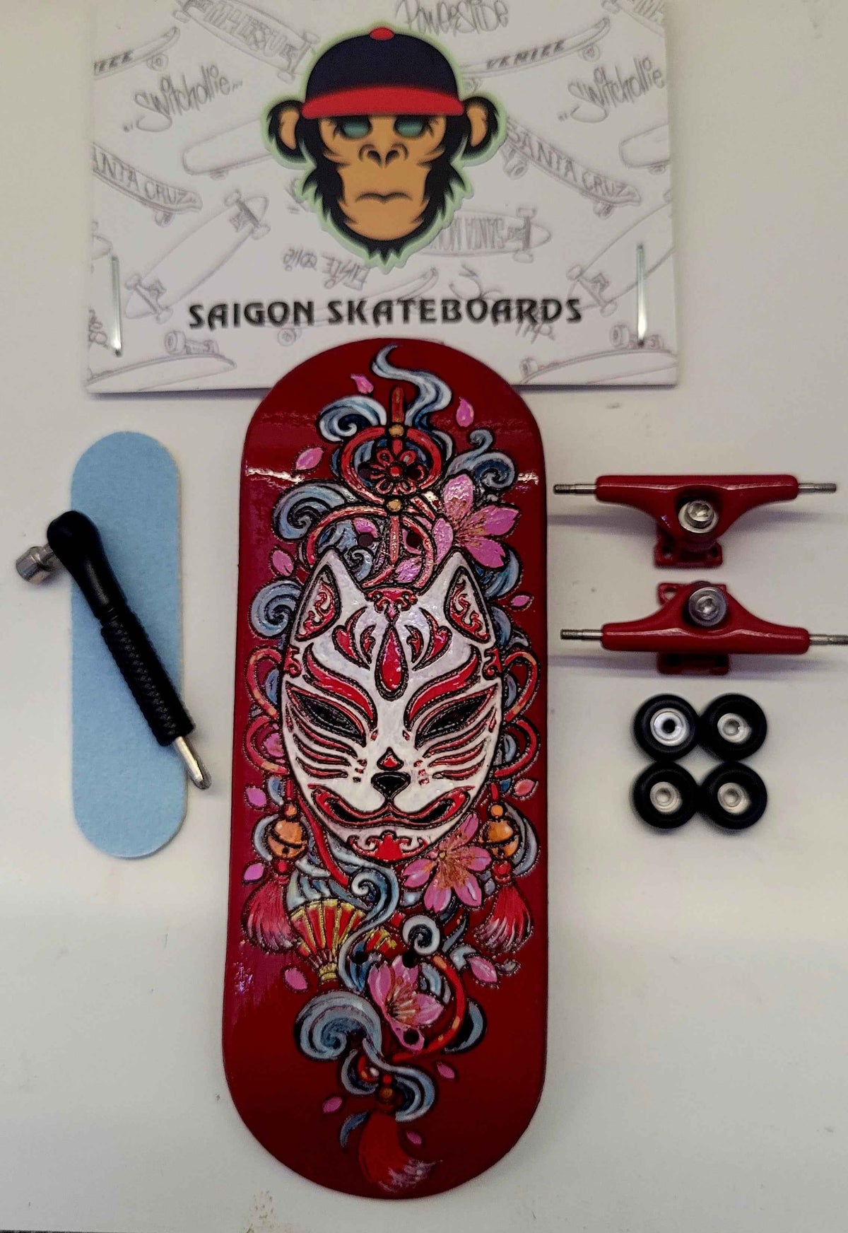 Tavola Fingerboard - Kitsune Sakura - 33mm - Medium