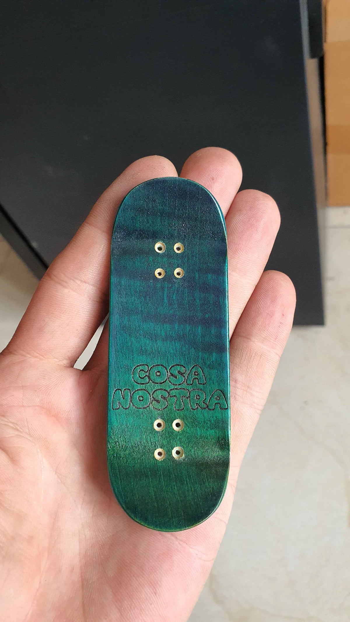 Cosa Nostra 34mmx98mm 5-ply Canadian Maple & Spalted Maple Fingerboard Popsicle Shape