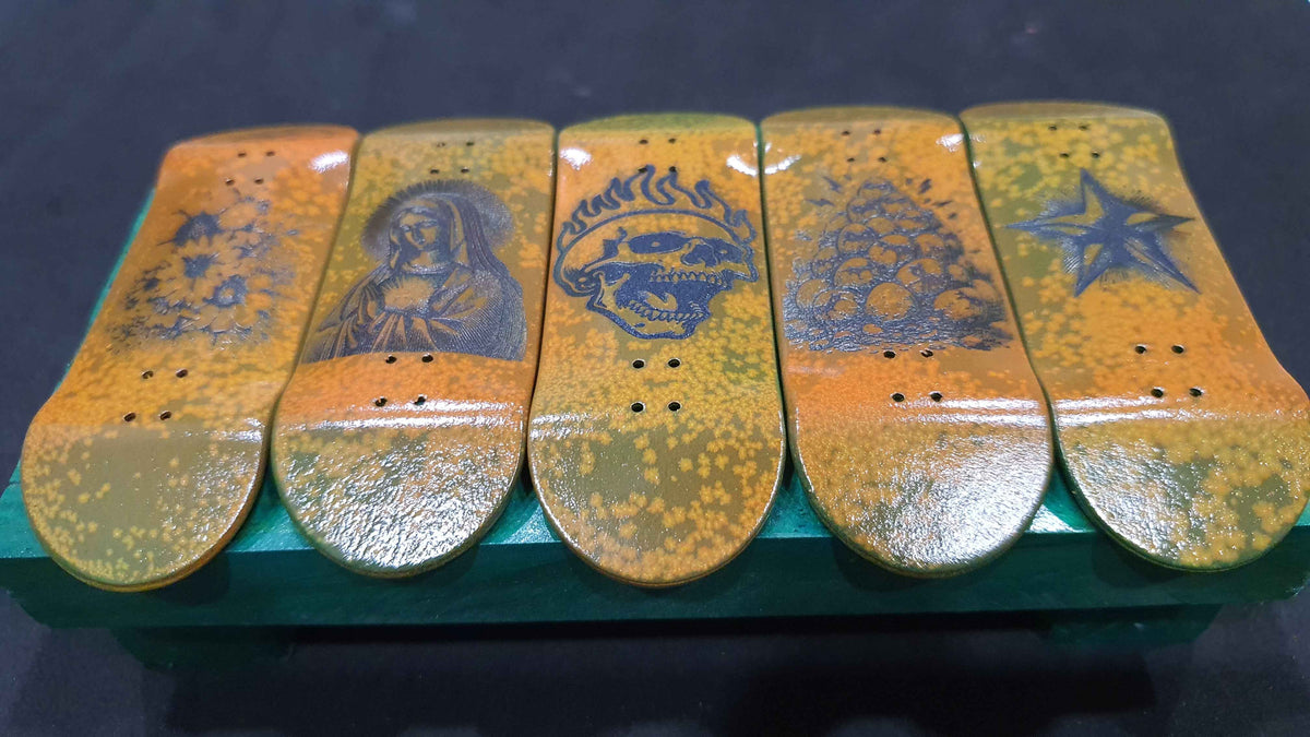 Saigon Skateboards "Rust" 34mm Fingerboard Deck