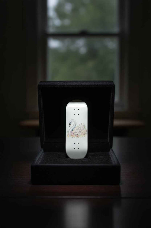 Saigon Skateboards "Floral Swan" 33mm Fingerboard
