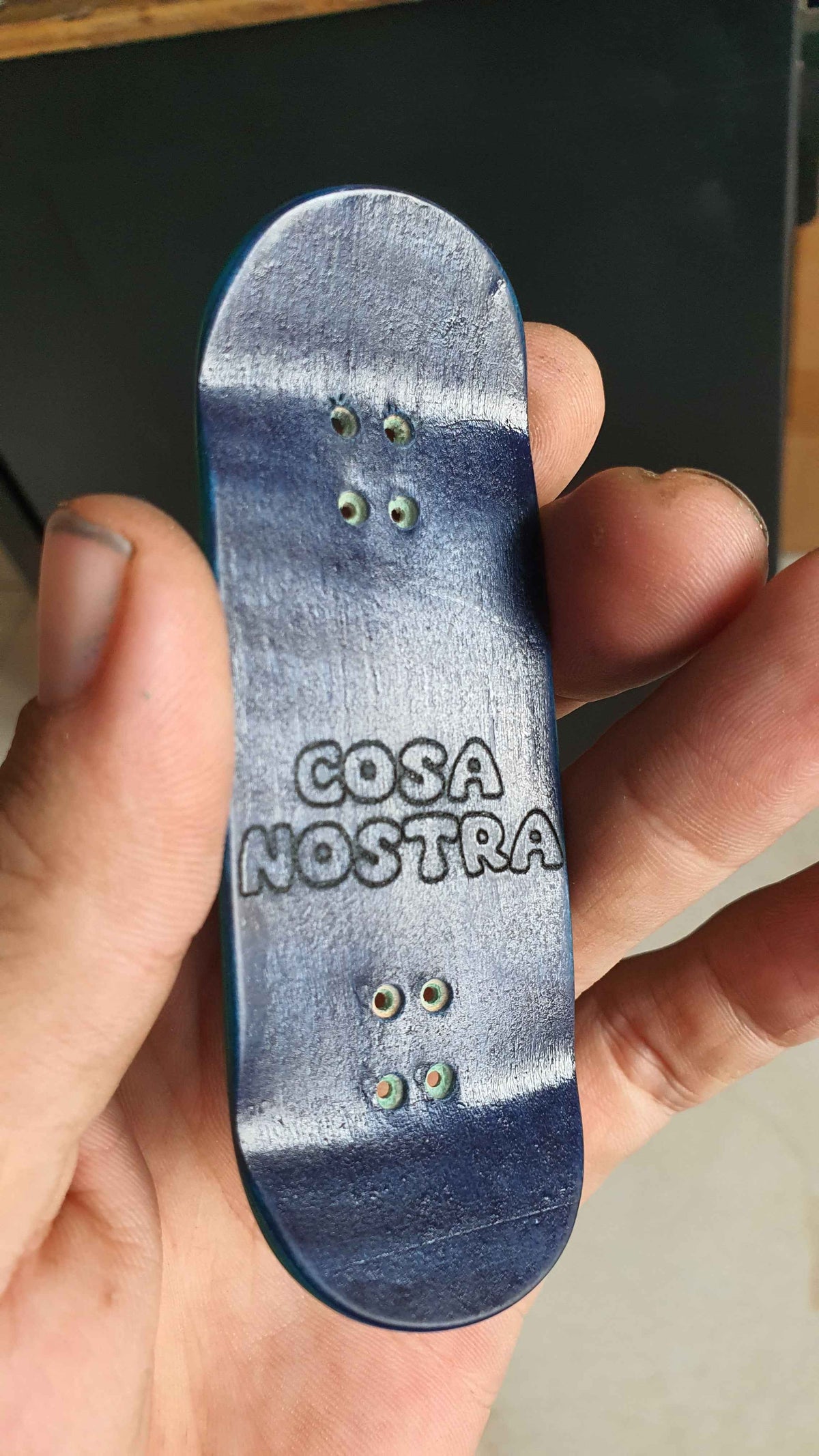 Cosa Nostra 34mmx96mm 5-ply Canadian Maple & Spalted Maple Fingerboard Popsicle Shape