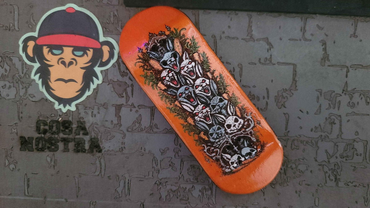 Carrot Tomb Fingerboard - Boxy - 33mm * 96mm - Medium Steep Kick
