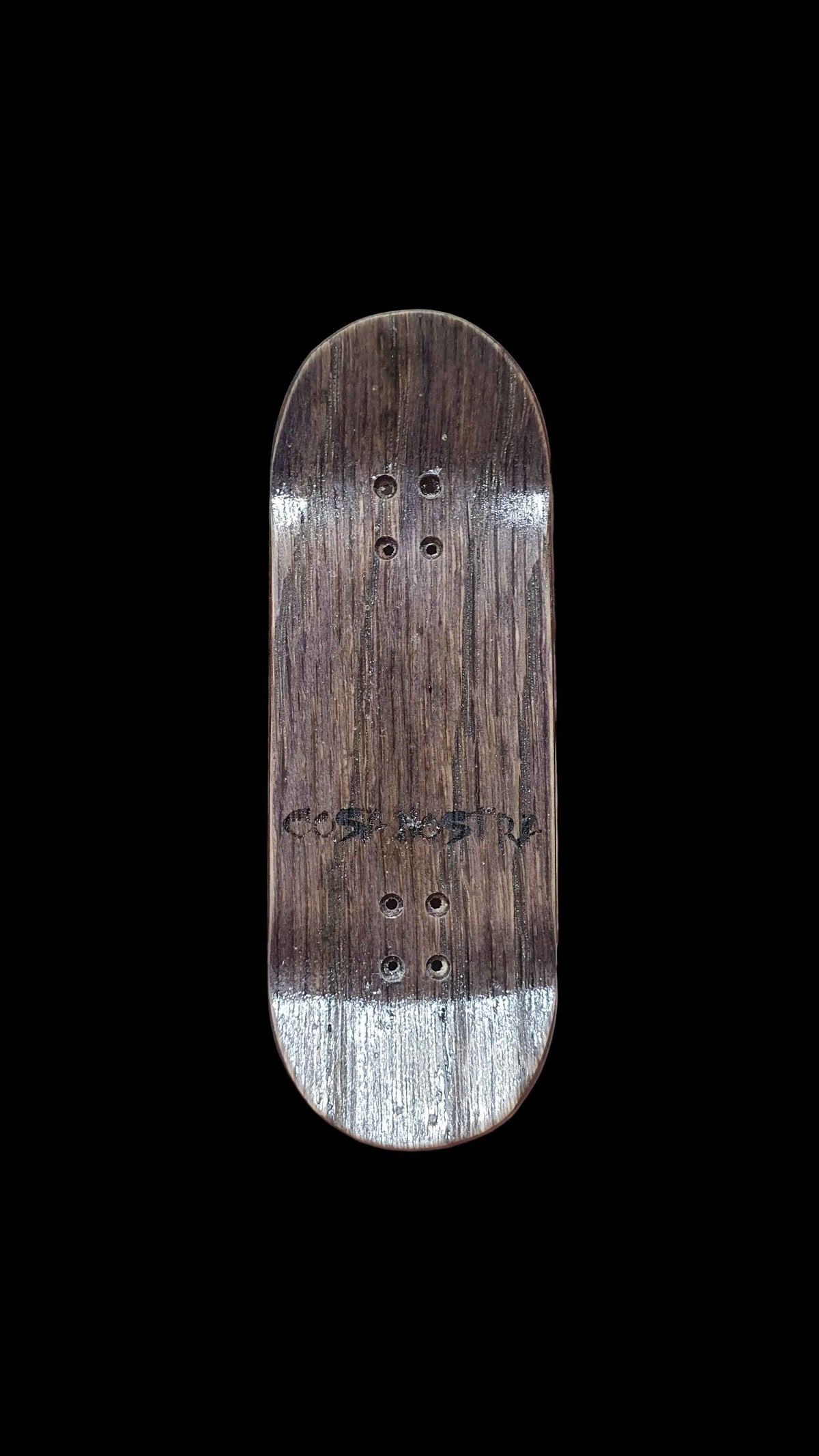 Cosa Nostra Handmade Professional Fingerboard Deck - Unique 34mm Wooden Design for Serious Riders
