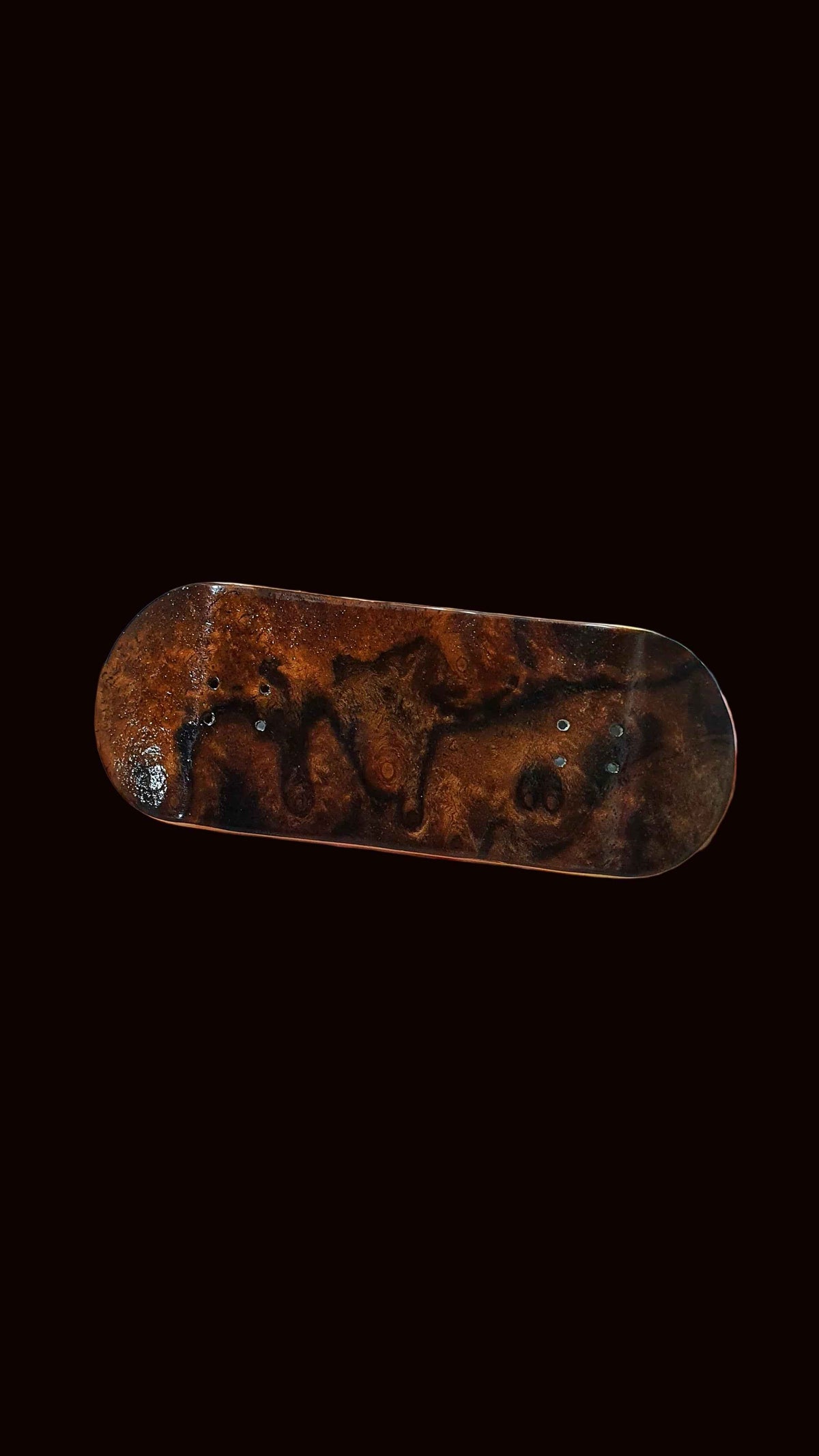 Cosa Nostra Handmade "Wide Boy" 36mm Burl Fingerboard Deck SG159 Mold