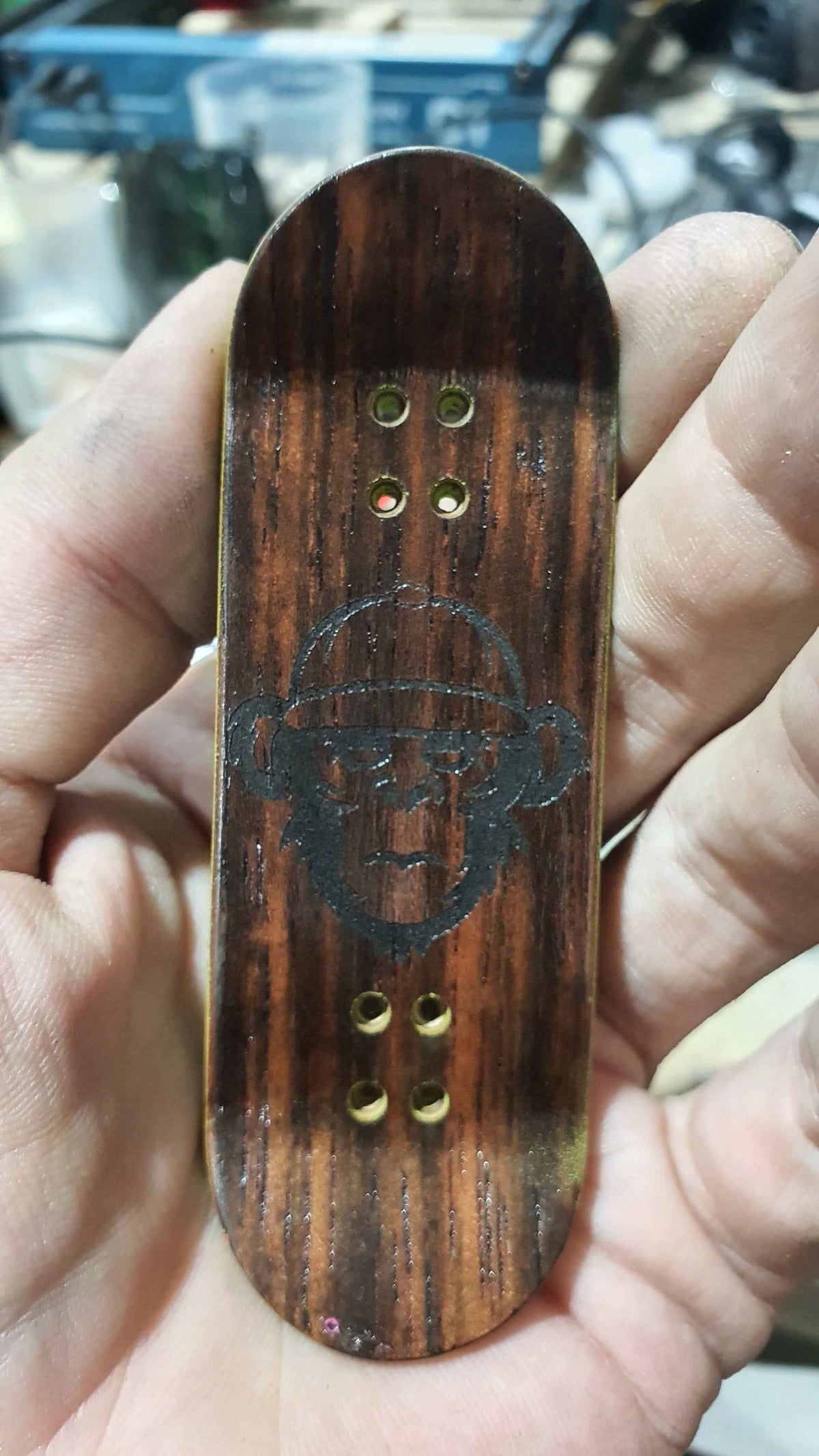 Cosa Nostra Handmade 34mmx97mm 5-ply Canadian Maple and Ebony Fingerboard "Road rage"