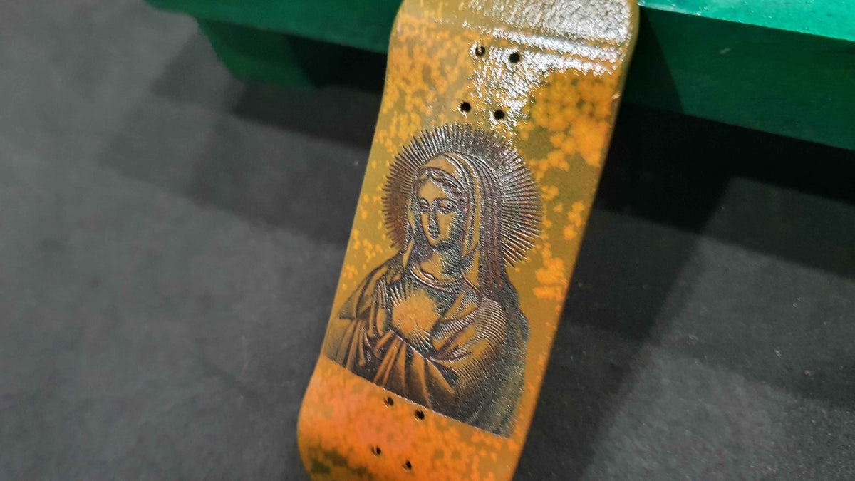 Saigon Skateboards "Rust" 34mm Fingerboard Deck