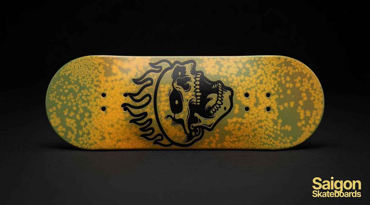 Saigon Skateboards "Rust" 34mm Fingerboard Deck