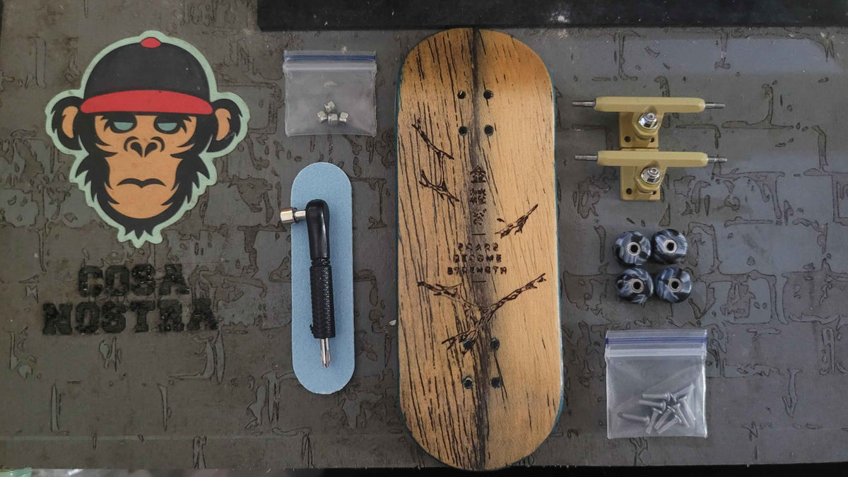 Tavola Fingerboard - Kintsugi Cracks - 33mm - Medium