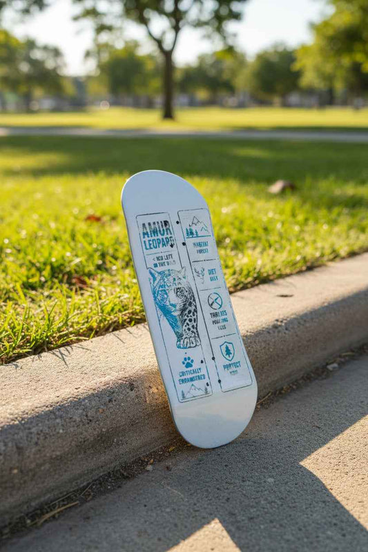 Rare Animal Fingerboard - Amur Leopard - 33mm * 96mm - Popsicle - Medium
