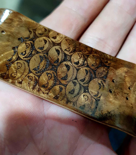 Saigon Skateboards "Burl Demons" 32mm Fingerboard Deck
