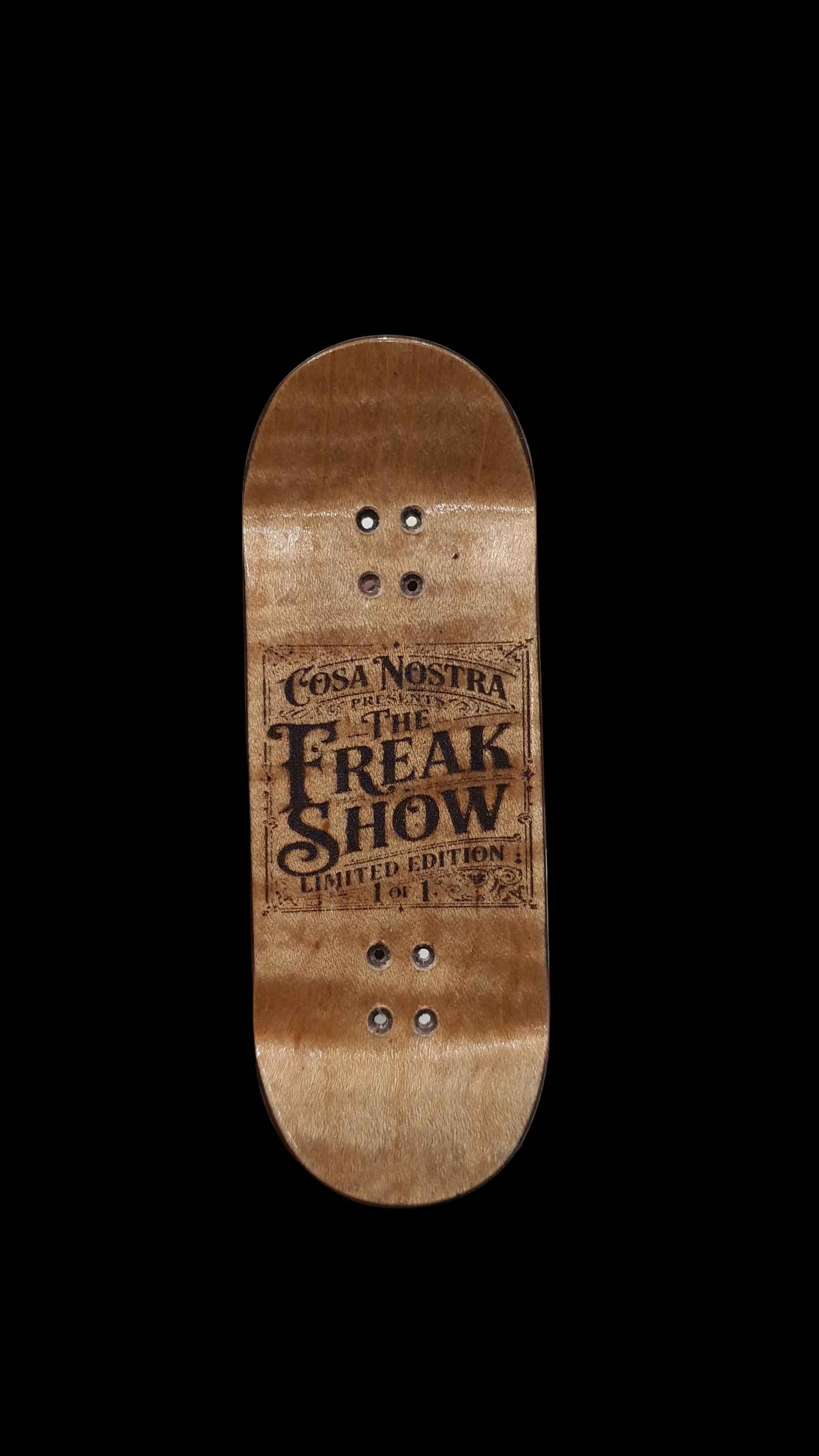 Cosa Nostra "Silent" Professional 34mm Fingerboard Deck