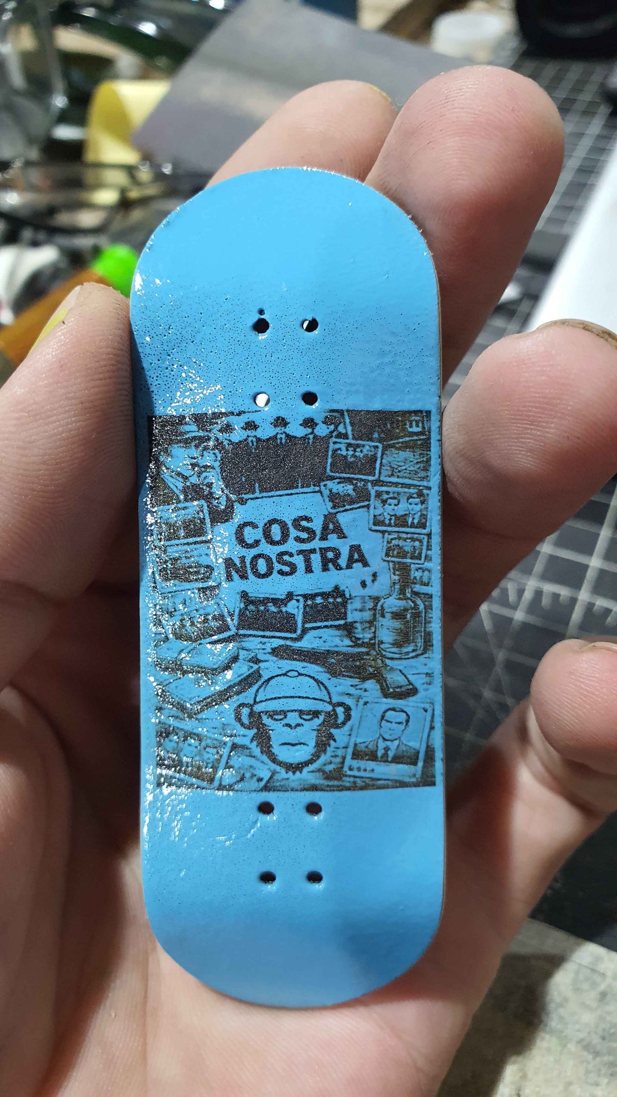 Saigon Skateboards 5-ply Canadian Maple Fingerboard 32mmx98mm Popsicle Shape