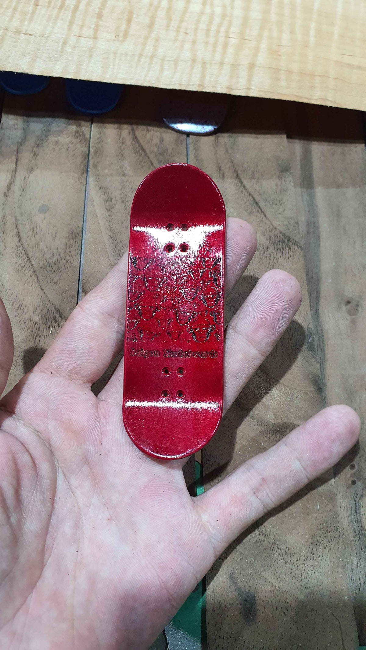 Saigon Skateboards "Blood Stains" 34mm Fingerboard