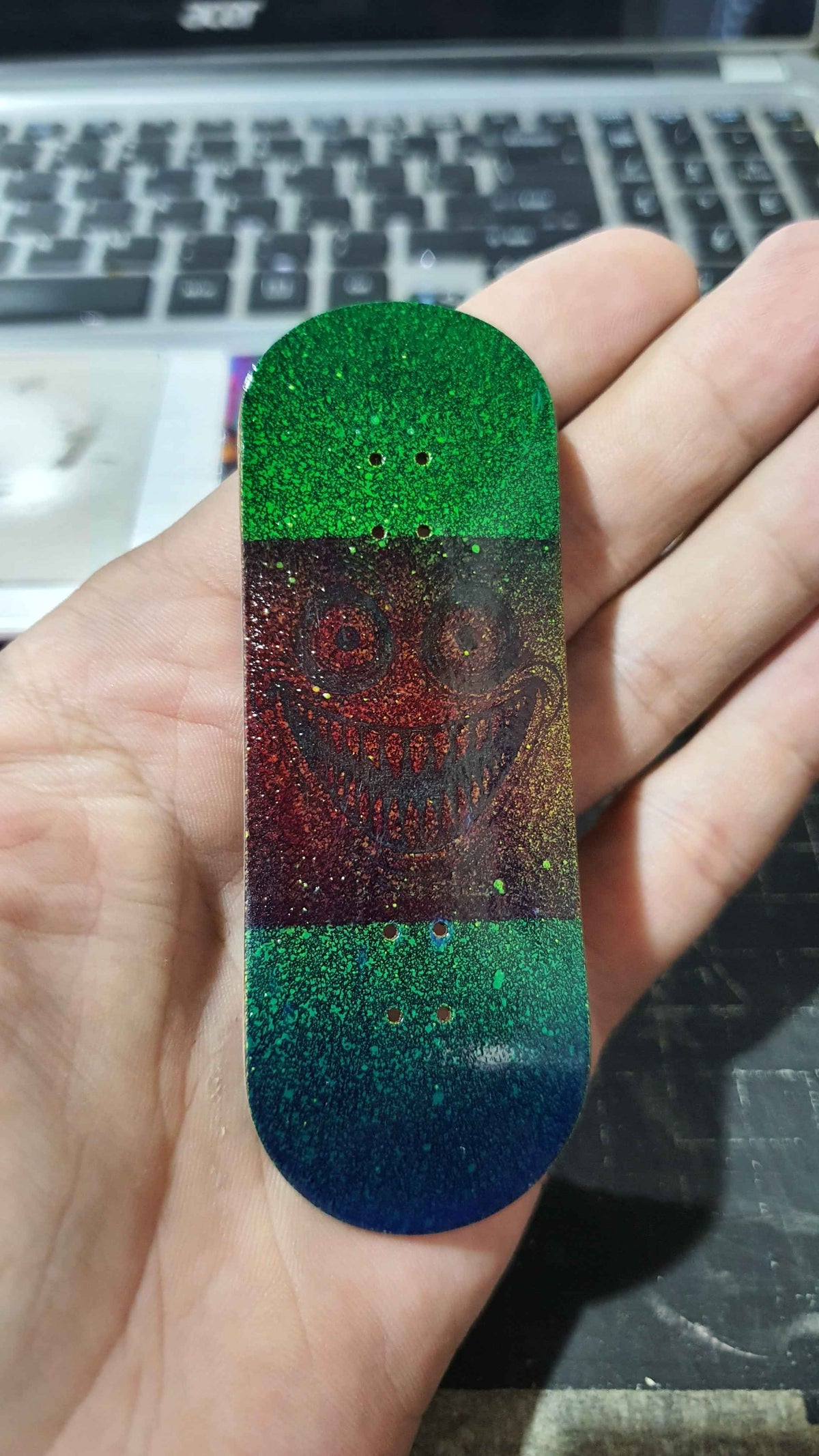 Saigon Skateboards 5-ply Canadian Maple Fingerboard 34mmx98mm Popsicle shape
