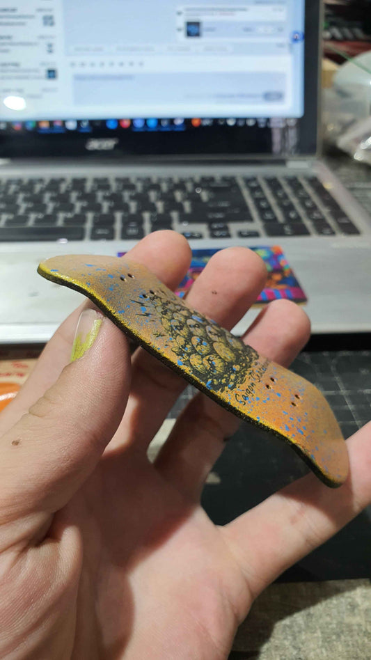 Saigon Skateboards 5-ply Canadian Maple Fingerboard 33mmx97mm Popsicle Shape Custom