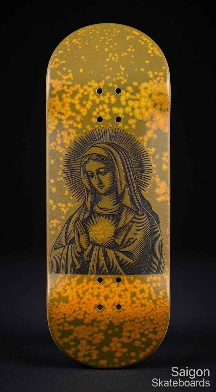 Saigon Skateboards "Rust" 34mm Fingerboard Deck