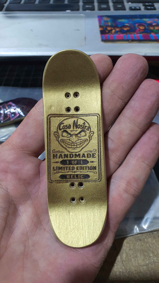 Cosa Nostra "Relic Blue" 32mm Fingerboard Deck