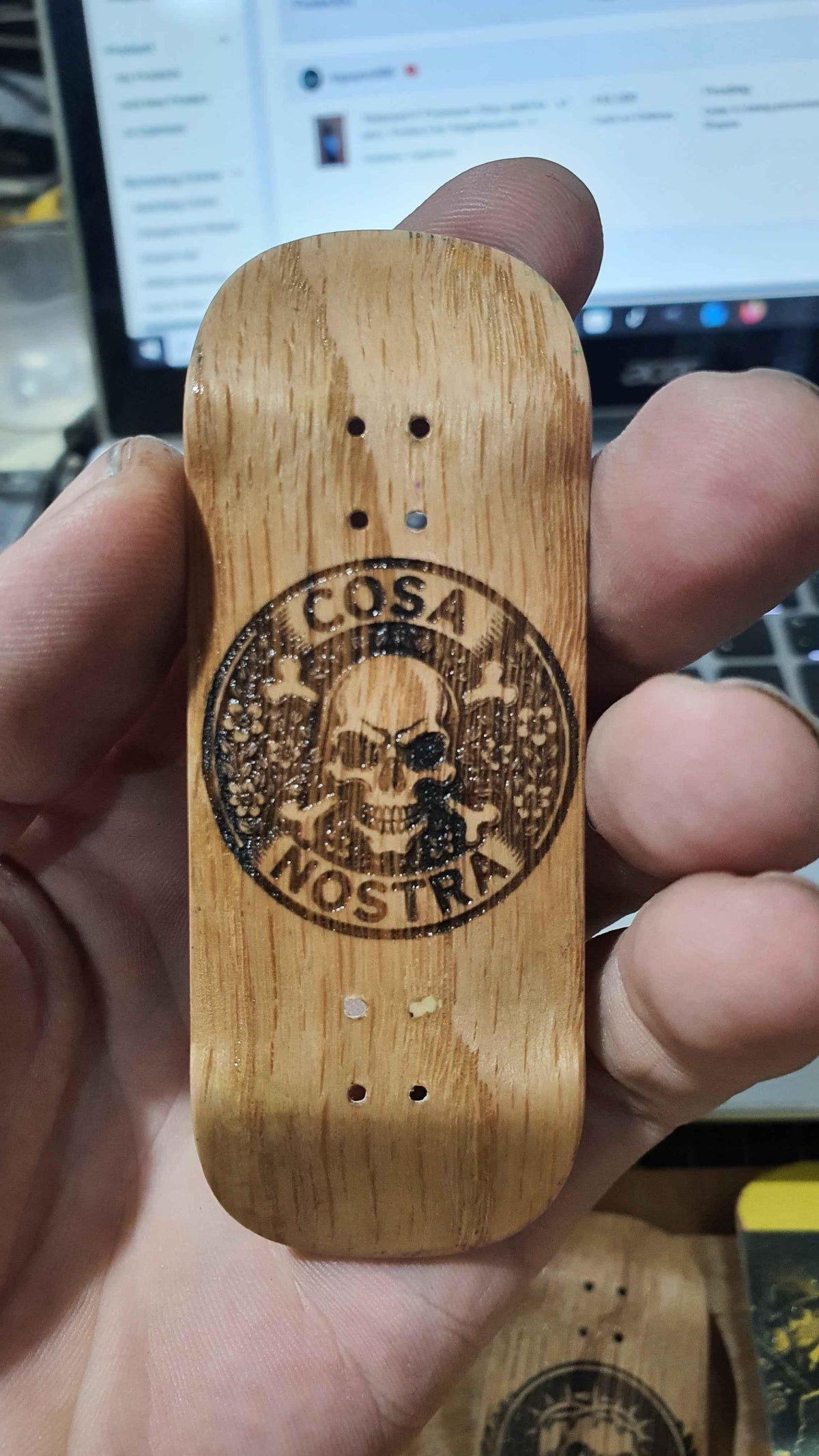 Cosa Nostra - Segno 34mm 5-ply white oak and maple fingerboard