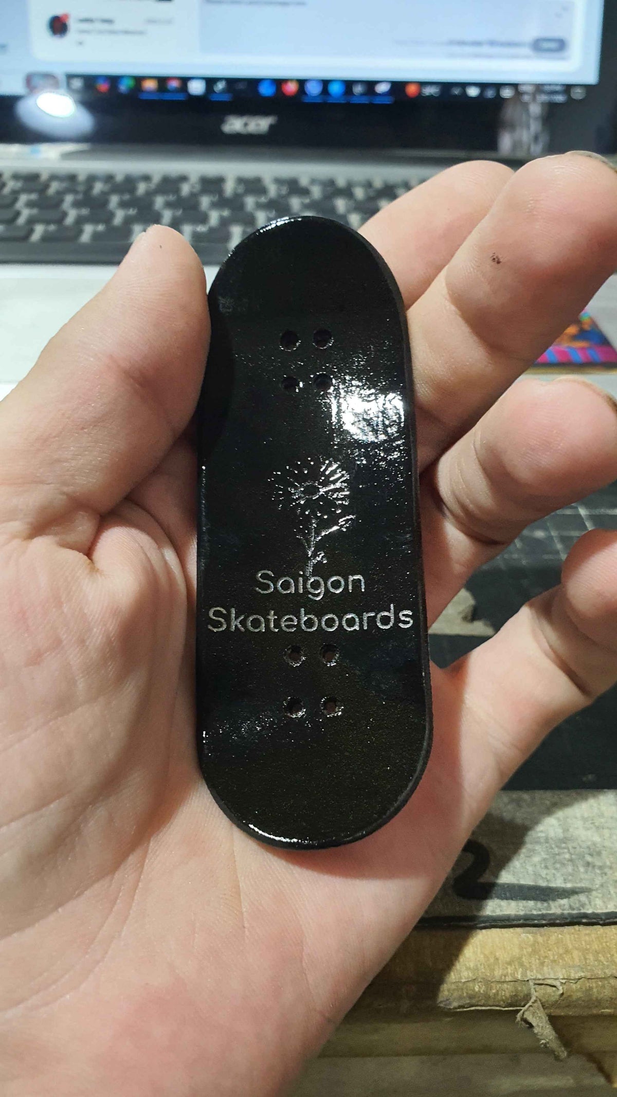 Saigon Skateboards "Mr Sun" 33mm Fingerboard