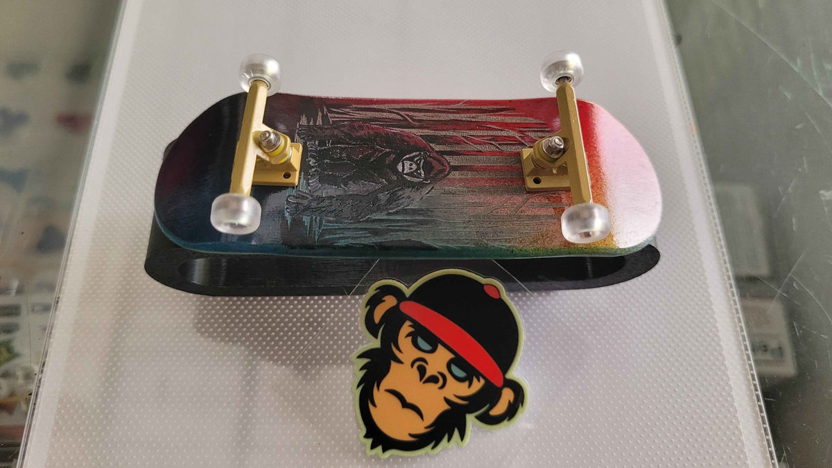 Silent Beast Handpainted Fingerboard Deck – Elevate Your Skills with Style