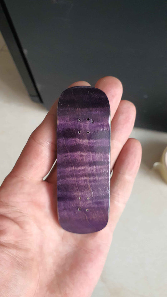 Cosa Nostra - Purple Zebra 34mmx98mm Canadian Maple Fingerboard Boxy Shape