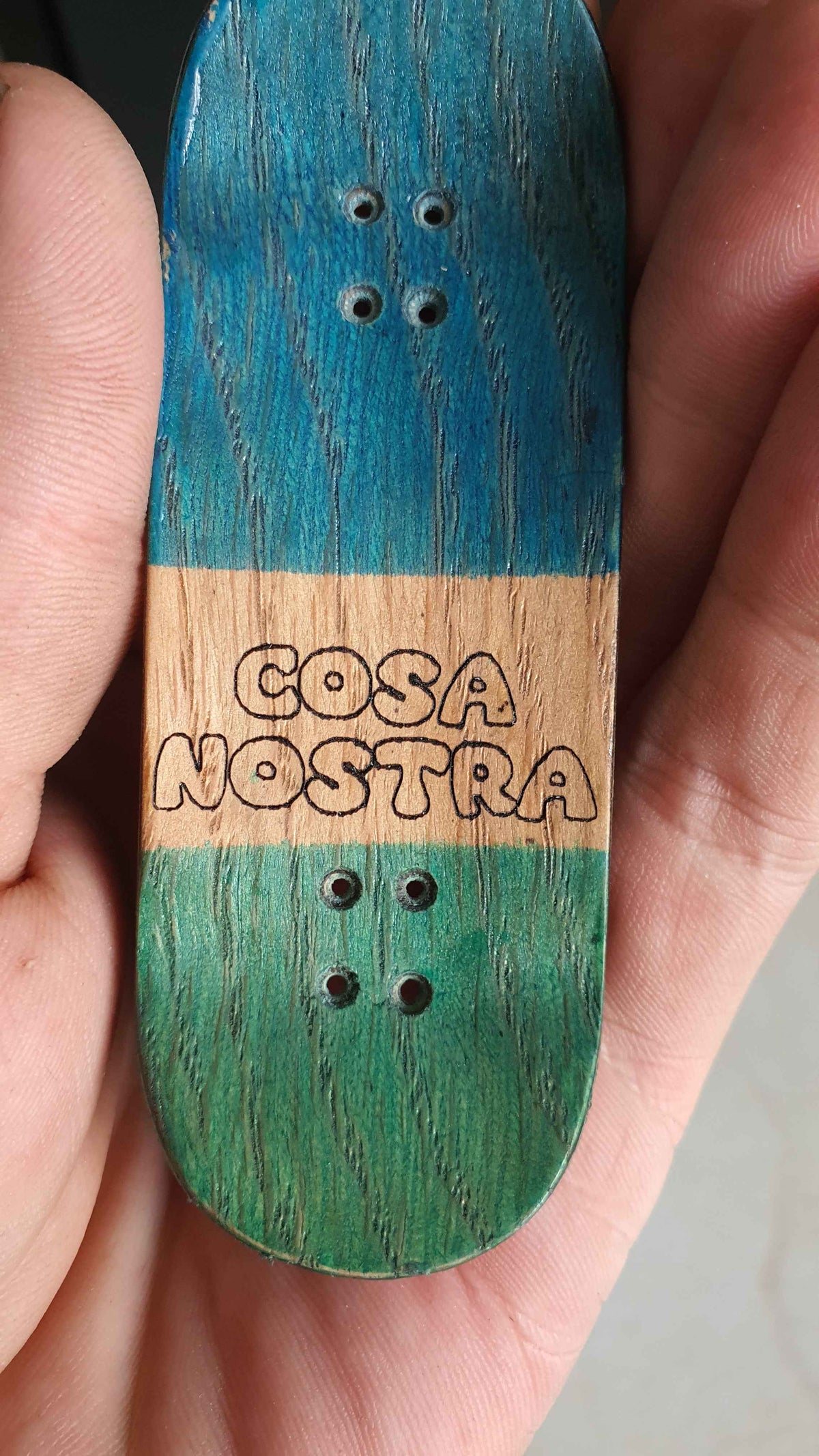 Cosa Nostra 34mmx98mm 5-ply Canadian Maple & White Oak fingerboard popsicle shape