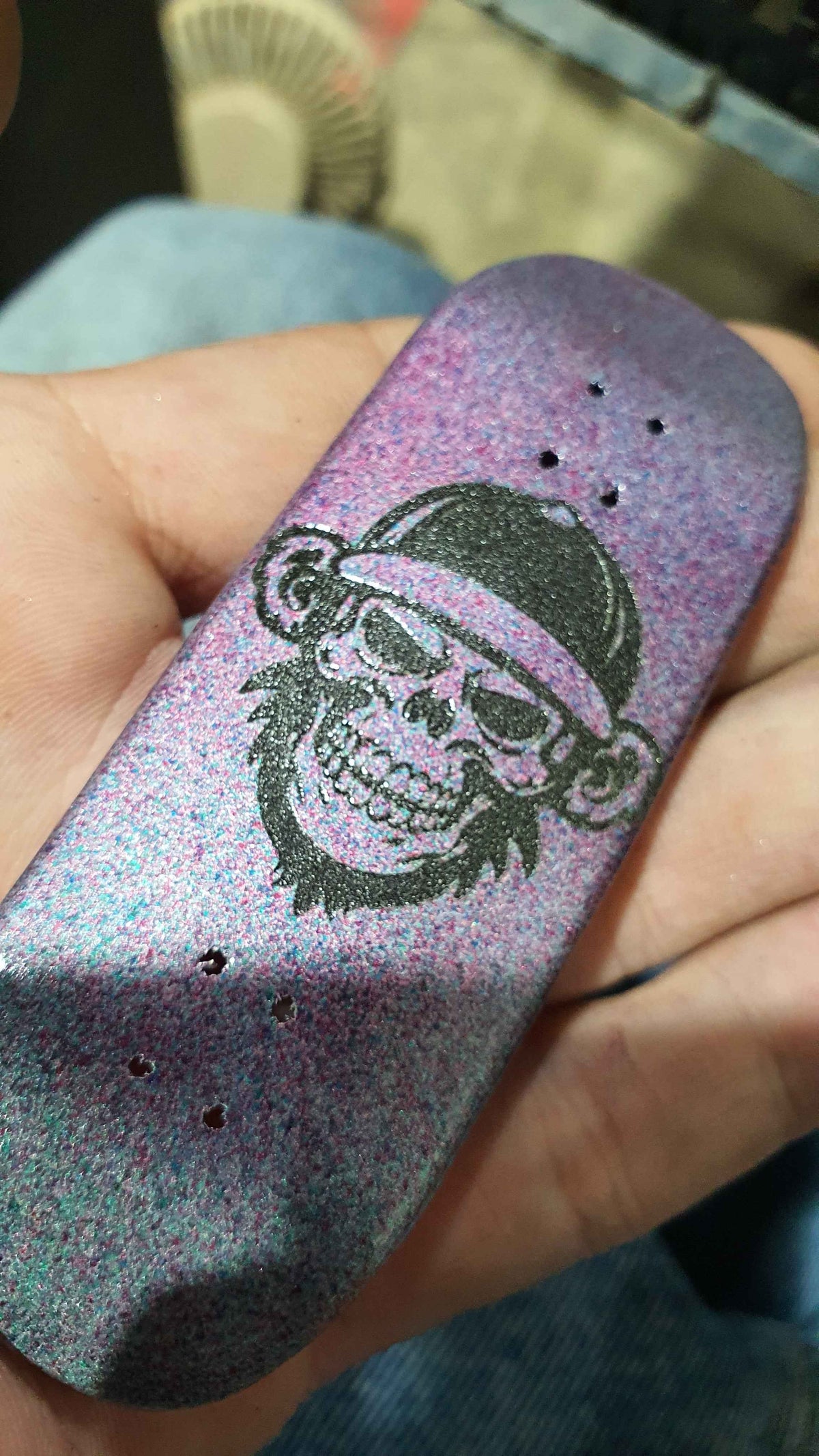 Saigon Skateboards "Death Monkey" 34mm Fingerboard Deck