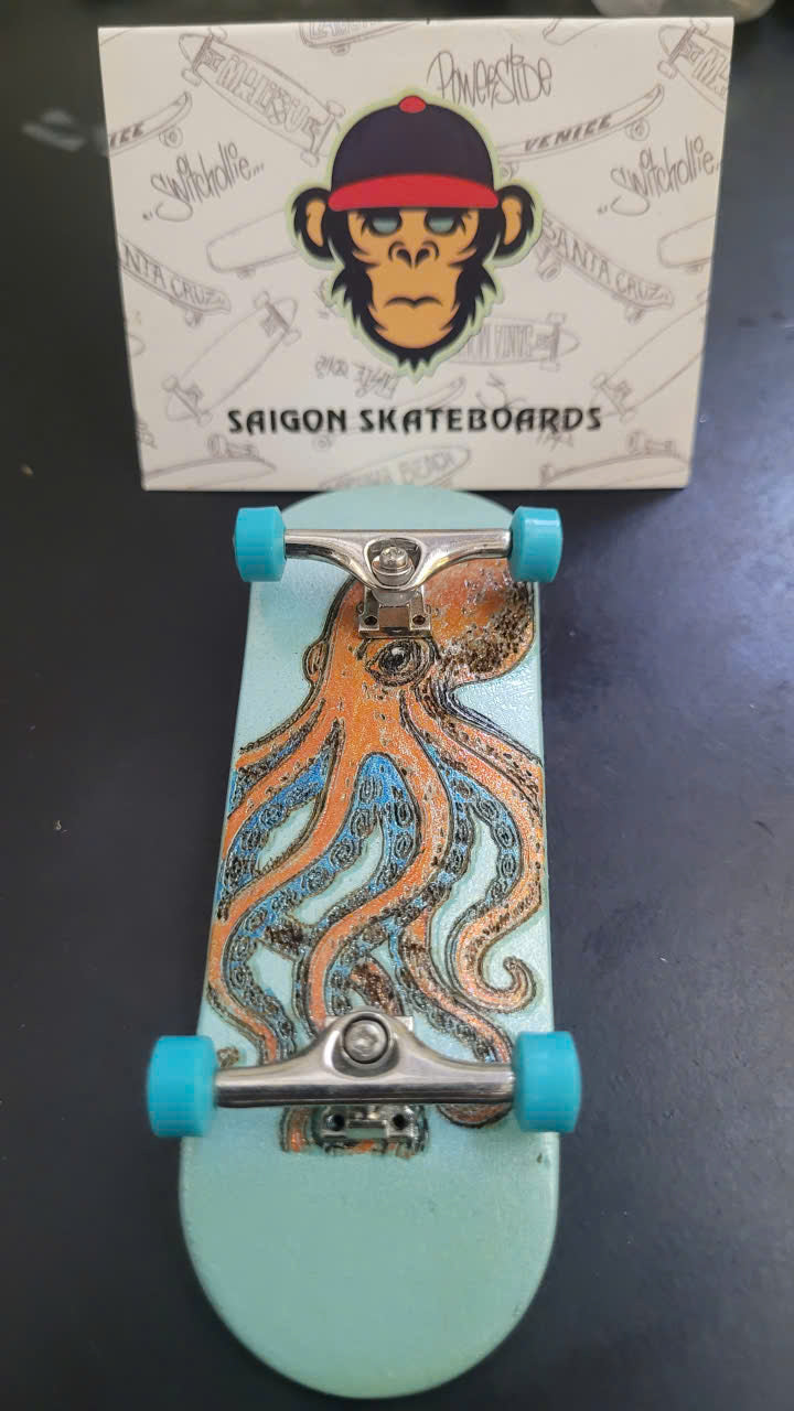 Otis The Octopus Fingerboard Comp - Bộ Ván trượt Ngón Tay Otis Bạch tuộc 34mm * 96mm