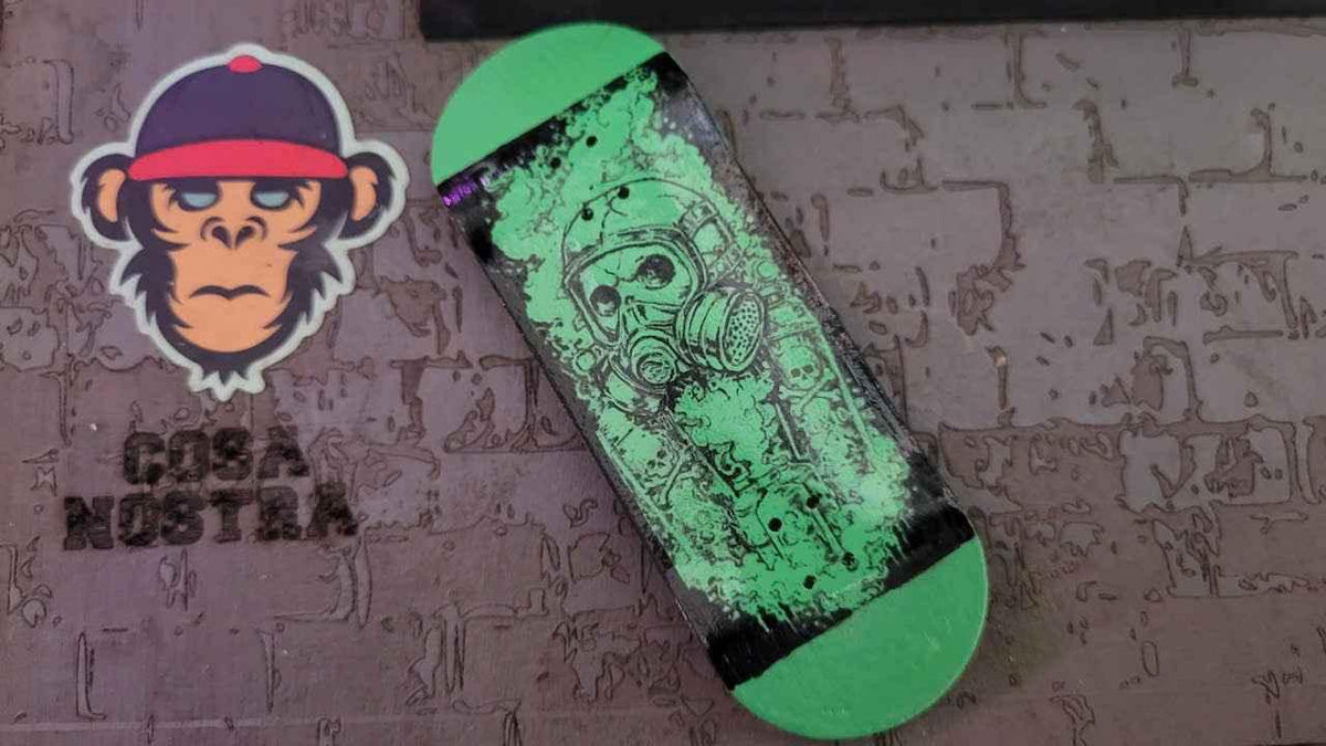 Gas Mask Fingerboard - Popsicle - 32/33/34mm * 96/100mm - Medium