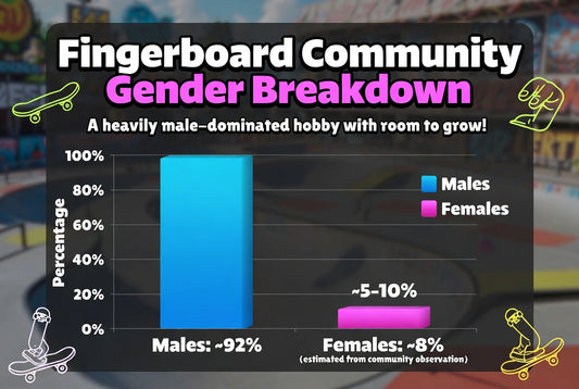 The fingerboard community is overwhelmingly male-dominated. - Saigon Skateboards